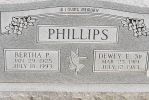 Phillips, Dewey Sr. and Bertha P.