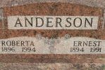 Anderson, Ernest and Roberta Whitted
